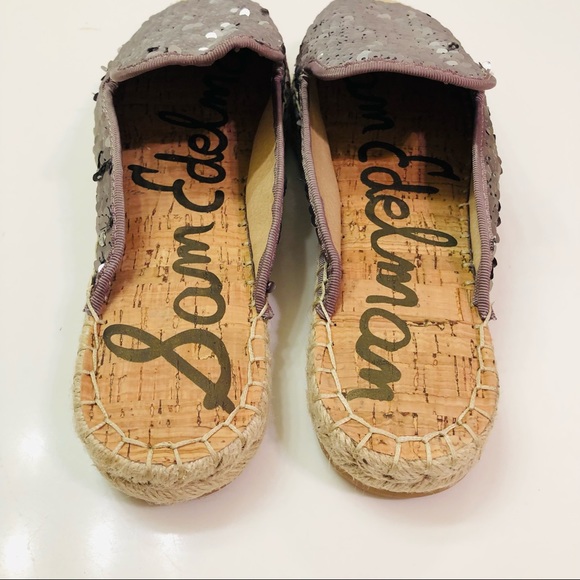 Sam Edelman Kerry Sequin Espadrille Slide size 9 - Picture 5 of 7